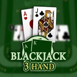 Blackjack 3H (Habanero) slot logo by Habanero at Kingmaker Casino