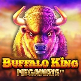 Buffalo King Megaways slot logo by Pragmatic Play at Kingmaker Casino