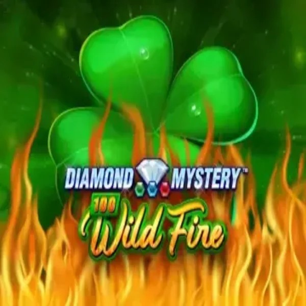 Diamond Mystery 100 Wild Fire slot visual from Greentube available on landhaushof.at