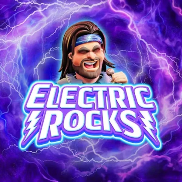 Electric Rocks logo by Inspired Gaming at Kingmaker Casino