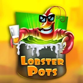 Lobster Pots slot logo by Ready Play Gaming at Kingmaker Casino