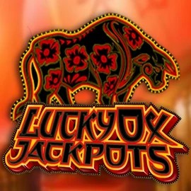Lucky Ox Jackpots game by Rival – logo hosted on Kingmaker Casino