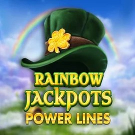 Rainbow Jackpots Power Lines online game logo by Red Tiger Gaming on landhaushof.at