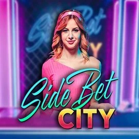Official Live Casino logo: Side Bet City by Evolution at Kingmaker Casino
